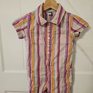 Old Navy Colorful Striped Kids Romper